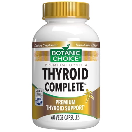 Botanic Choice Thyroid Complete Support Supplement, 60 Vege Capsules