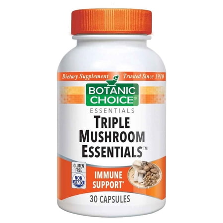 Botanic Choice Triple Mushroom Essentials,30 capsules
