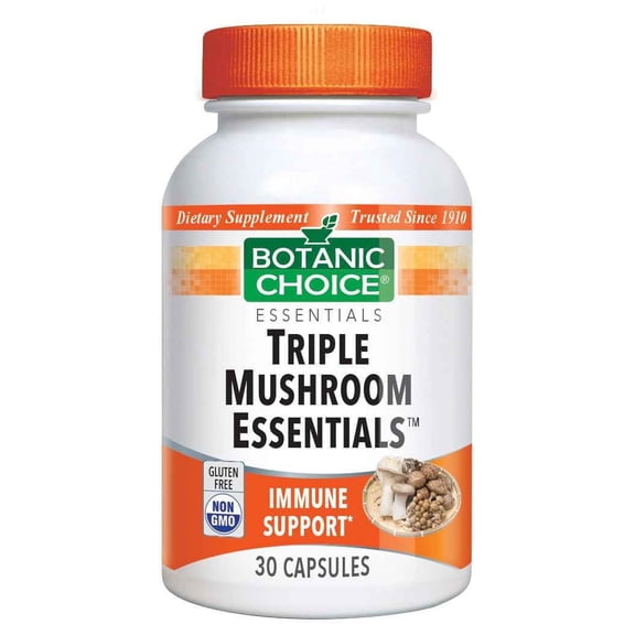 Botanic Choice Triple Mushroom Essentials,30 capsules