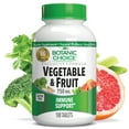 thumbnail image 1 of Botanic Choice Vegetable & Fruit Whole Food Supplement, 180 tablets, 1 of 6