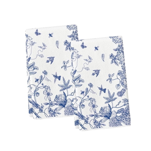 Botanic Farmhouse Magical Modern Mushroom Hand Kitchen Dish Towels 18x26 Inch Set of 2