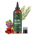 thumbnail image 1 of Botanic Hearth 100% Pure Tea Tree Oil For Hair Growth | Infused with Jojoba & Grapeseed Oils | Hair Oil Repairs Dry Damaged Hair, Strengthening, Healthier - Hair Tonic, 4.0 fl oz, 1 of 8