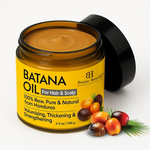Botanic Hearth Batana Oil For Hair Growth | Batana Butter (3.5 Fl Oz) | Deeply Nourishing & Revitalizing Hair & Skin Care