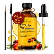 Botanic Hearth Dr Sebi Batana Oil | Lightweight Hair & Scalp Oil 2 fl oz Glass Bottle | 100% Pure, Unrefined Oil from Honduras