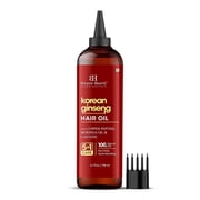 Botanic Hearth Korean Ginseng Hair Oil 6.7 fl oz | Nourishing & Strengthening Hair Growth Oil | Lightweight, Non-Sticky Formula with Natural Oils for Healthy Sc