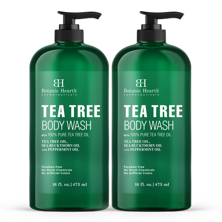 Botanic Hearth Tea Tree Body Wash Set of 2- 16 fl oz - Shop Black