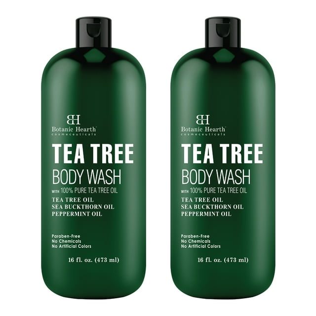 Botanic Hearth Tea Tree Body Wash Set of 2 16 fl oz
