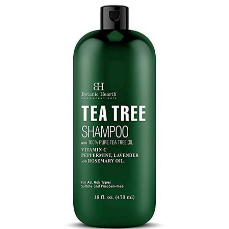 Botanic Hearth Tea Tree Shampoo - Hair Care Shampoo for Men and Women- 16 fl oz