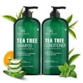 thumbnail image 1 of Botanic Hearth Tea Tree Shampoo and Conditioner Set - with 100% Pure Tea Tree Oil, for Itchy and Dry Scalp, Sulfate Free, Paraben Free - for Men and Women - 2 bottles 16 fl oz each, 1 of 10