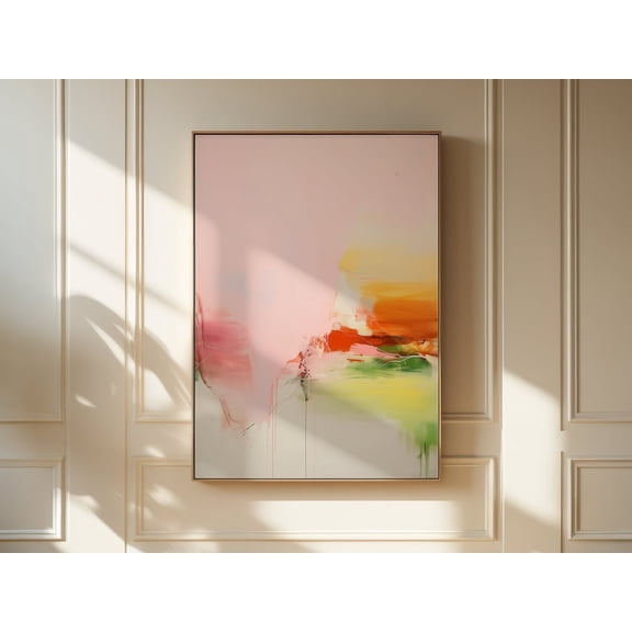 Botanic Rhythm Wall Art And Green Retro Mid Century Colorful Modern Decor Cozy Home Gallery Unframed Paper Print