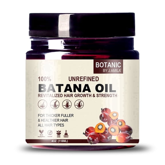 Botanic by Jamila Batana Hair Butter – Nourishing Growth & Repair Cream - 4 oz