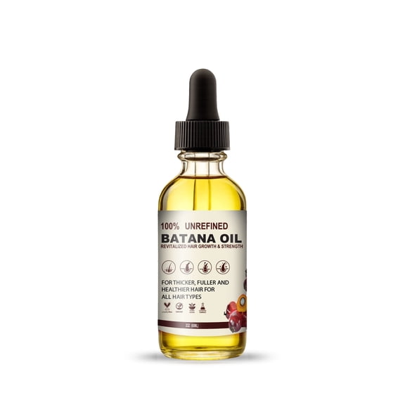 Botanic by Jamila Pure Batana Oil with Dropper – 100% Natural Hair Growth Oil