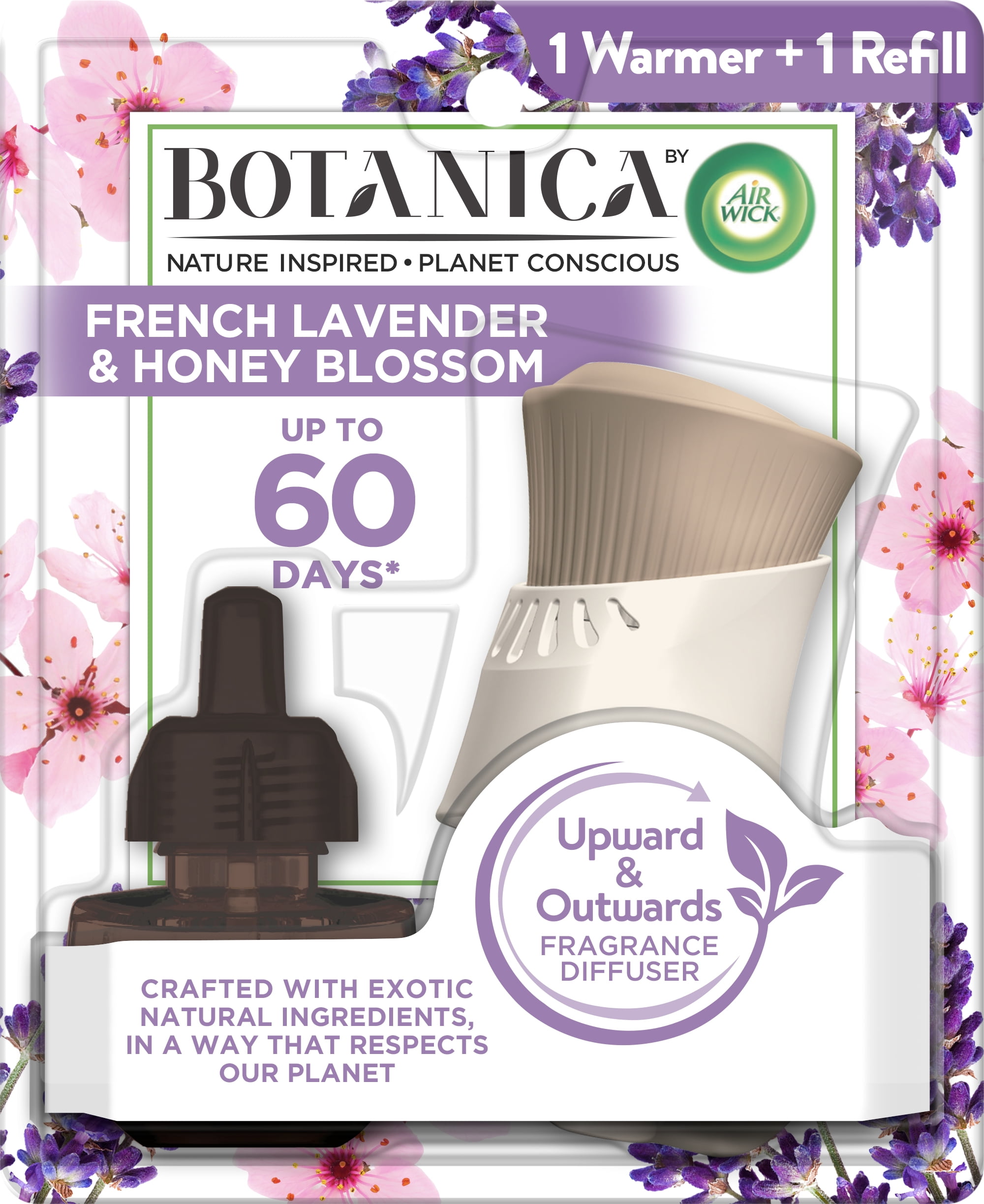 ÉCLAT Botanical aircolor foam Air Wick Scented Oil Starter Kit Botanica Lavender and Honey
