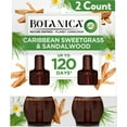 thumbnail image 1 of Botanica by Air Wick Plug in Scented Oil Refill, 2 ct, Caribbean Sweetgrass and Sandalwood, Natural Ingredients, Essential Oils, Air Freshener, 1 of 6