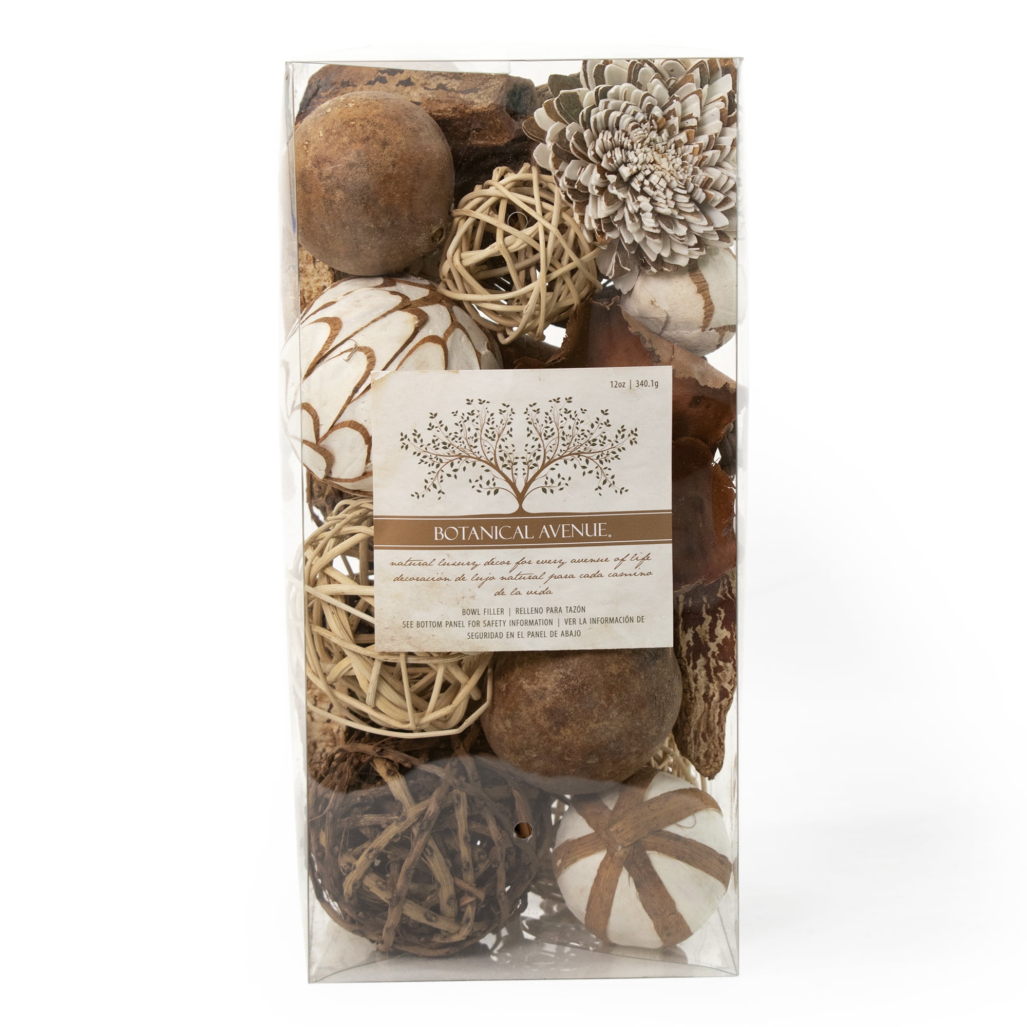 Botanical Avenue Decorative Bowl Filler Spears in Brown and Ivory Colors