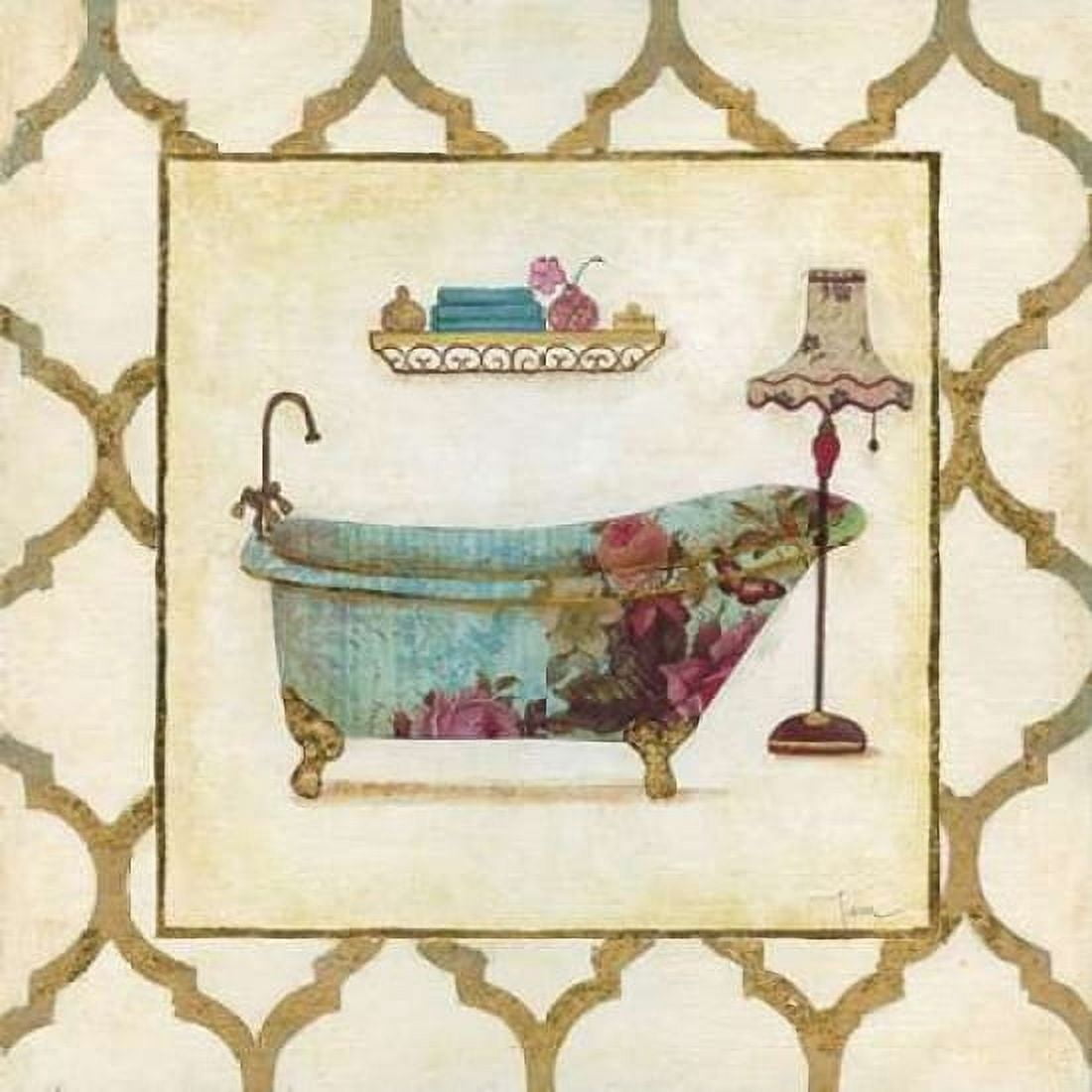 Botanical Bath I Canvas Art - Tava Studios (24 x 24)