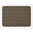 thumbnail image 1 of Botanical Bath Mat, Forest Foliage with Mushrooms Fungus Berry Blossoming, Plush Bathroom Decor Mat with Non Slip Backing, 29.5" X 17.5", Pale Pink Brown, by Ambesonne, 1 of 2