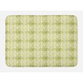 thumbnail image 1 of Botanical Bath Mat, Repeating Pattern with Silhouettes of Olive on Leafy Branches, Plush Bathroom Decor Mat with Non Slip Backing, 29.5" X 17.5", Avocado Green Ivory, by Ambesonne, 1 of 2