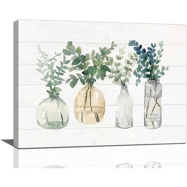 Botanical Bathroom Wall Art Plant Pictures Wall Decor Bottles And