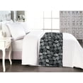 thumbnail image 1 of Botanical Bed Runner, Monochrome Garden Autumn Season Theme Minimal Fall Leaf Prints, Decorative Accent Bedding Scarf for Hotels Homes & Guest Rooms, Queen, Charcoal Grey and Coconut, by Ambesonne, 1 of 3