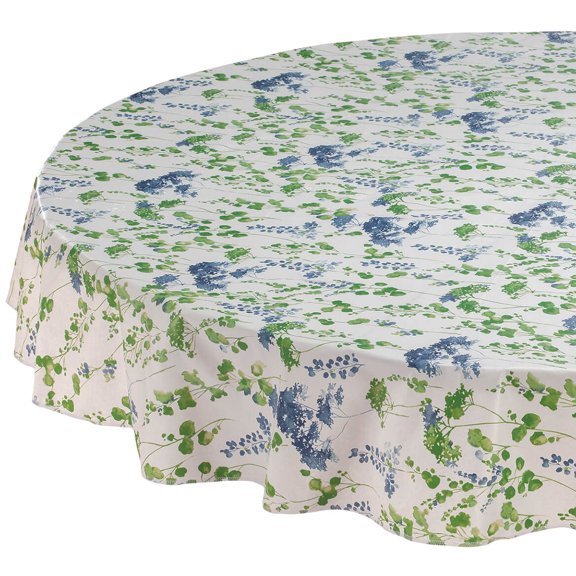 Botanical Bliss Vinyl Table Cover, 70" Round