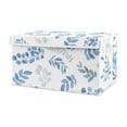 thumbnail image 1 of Botanical Blue Leaf Storage Fabric Toy Box by Sweet Jojo Designs, 1 of 4