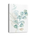 Botanical Boho Light Sage Green Eucalyptus (2) Wall Art Bathroom