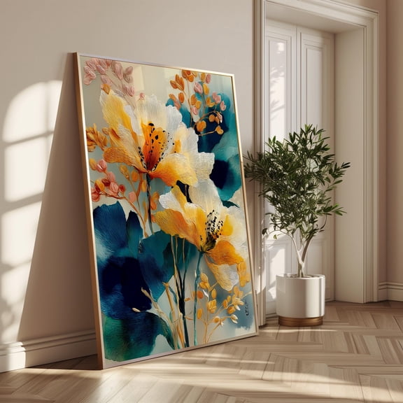 Botanical Boho Poster Museumquality Wall Art, Poster Only