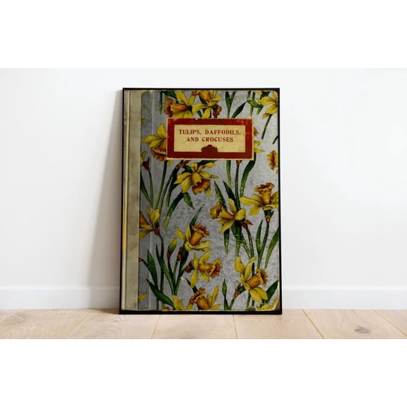 Botanical Book Cover Japanese Floral Art