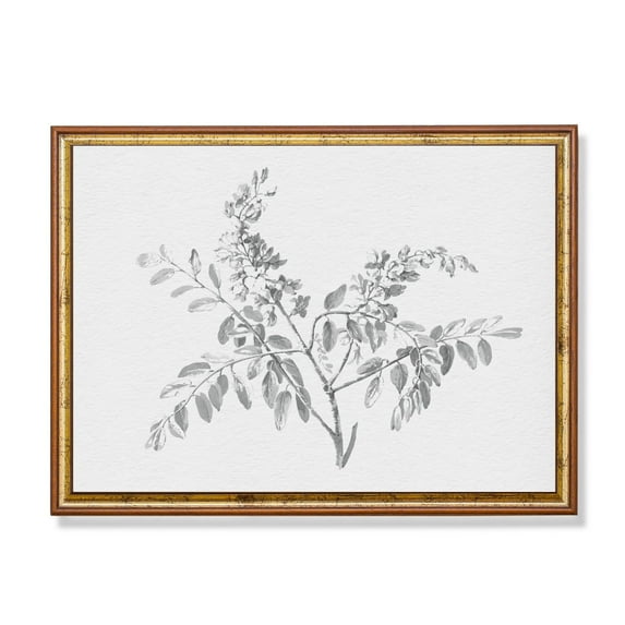 Botanical Branch Sketch Poster, Vintage Neutral Decor Home Decor, 12x18 UNFRAMED