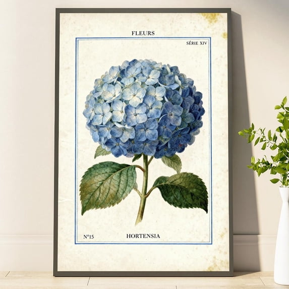 Botanical Cat Poster Tropical Feline Lover Gift for Living Room Bedroom ...