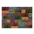 thumbnail image 1 of Botanical Cutting Board, Colorful Pine Branches with Corns in Sqaures Patchwork Style Graphic, Decorative Tempered Glass Cutting and Serving Board, in 3 Sizes, by Ambesonne, 1 of 2