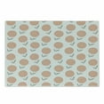 thumbnail image 1 of Botanical Cutting Board, Pattern with Hand Drawn Style Floral Elements Pastel Colors Spring Nature, Decorative Tempered Glass Cutting and Serving Board, Small Size, Peach Sage Green, by Ambesonne, 1 of 1