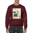 thumbnail image 1 of Botanical Drawings And Notes Sweatshirt Men -A. Descubes Designs, Male XX-Large, 1 of 4