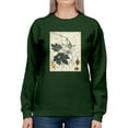 thumbnail image 1 of Botanical Drawings And Notes Sweatshirt Women -A. Descubes Designs, Female 4X-Large, 1 of 4