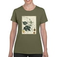 thumbnail image 1 of Botanical Drawings And Notes T-Shirt Women -A. Descubes Designs, Female Small, 1 of 4
