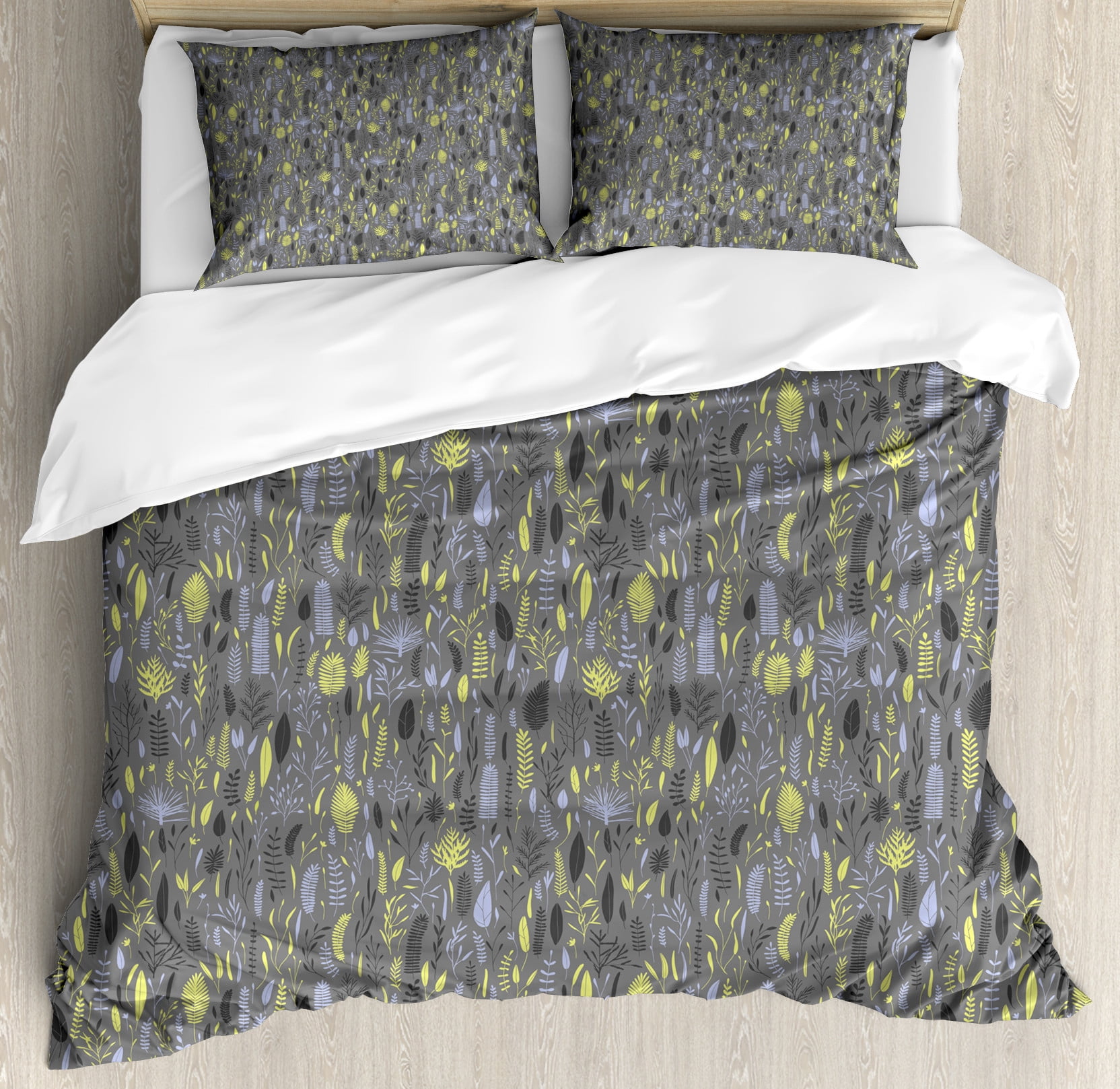 3-Piece Botanical Duvet Cover Set Hotel Bedding Sets Comforter Cover