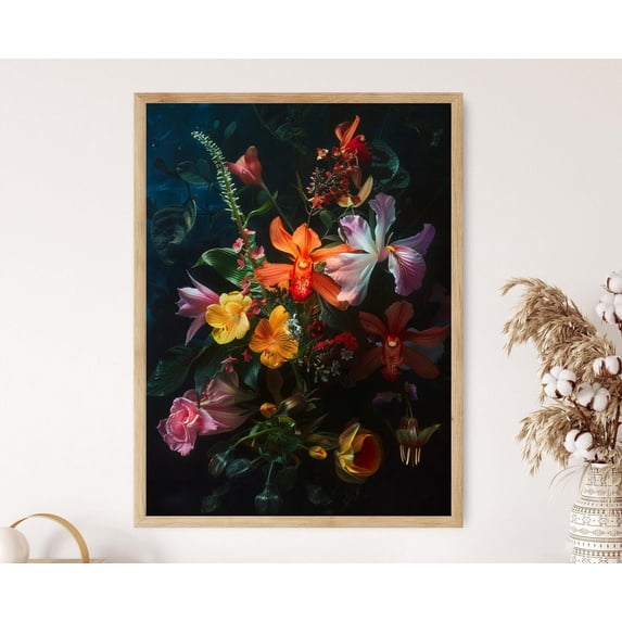 Botinical Ard Botanical Elegant By Rachel Ruysch Spa Bathroom Art Self Care Poster ...