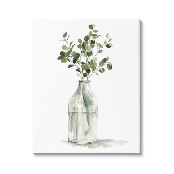 Botanical Eucalyptus Arrangement Botanical & Floral Graphic Art Gallery Wrapped Canvas Print Wall Art