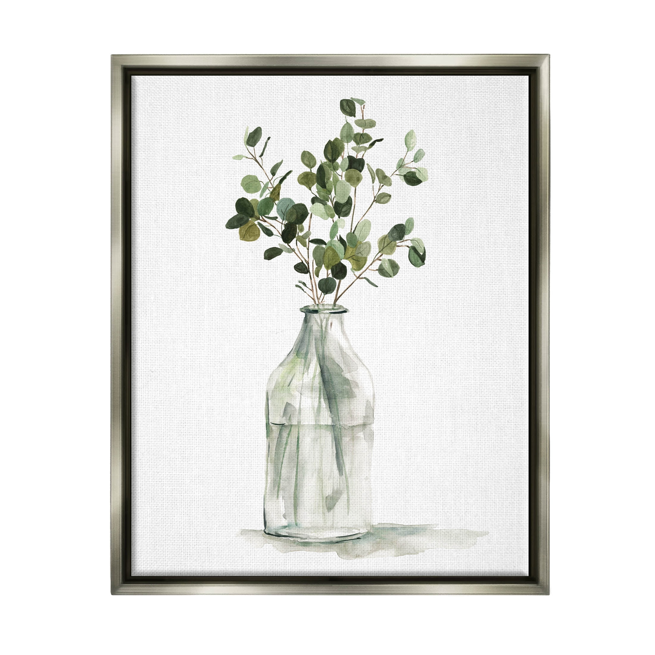 Botanical Eucalyptus Arrangement Botanical & Floral Graphic Art Luster Gray Framed Art Print Wall Art