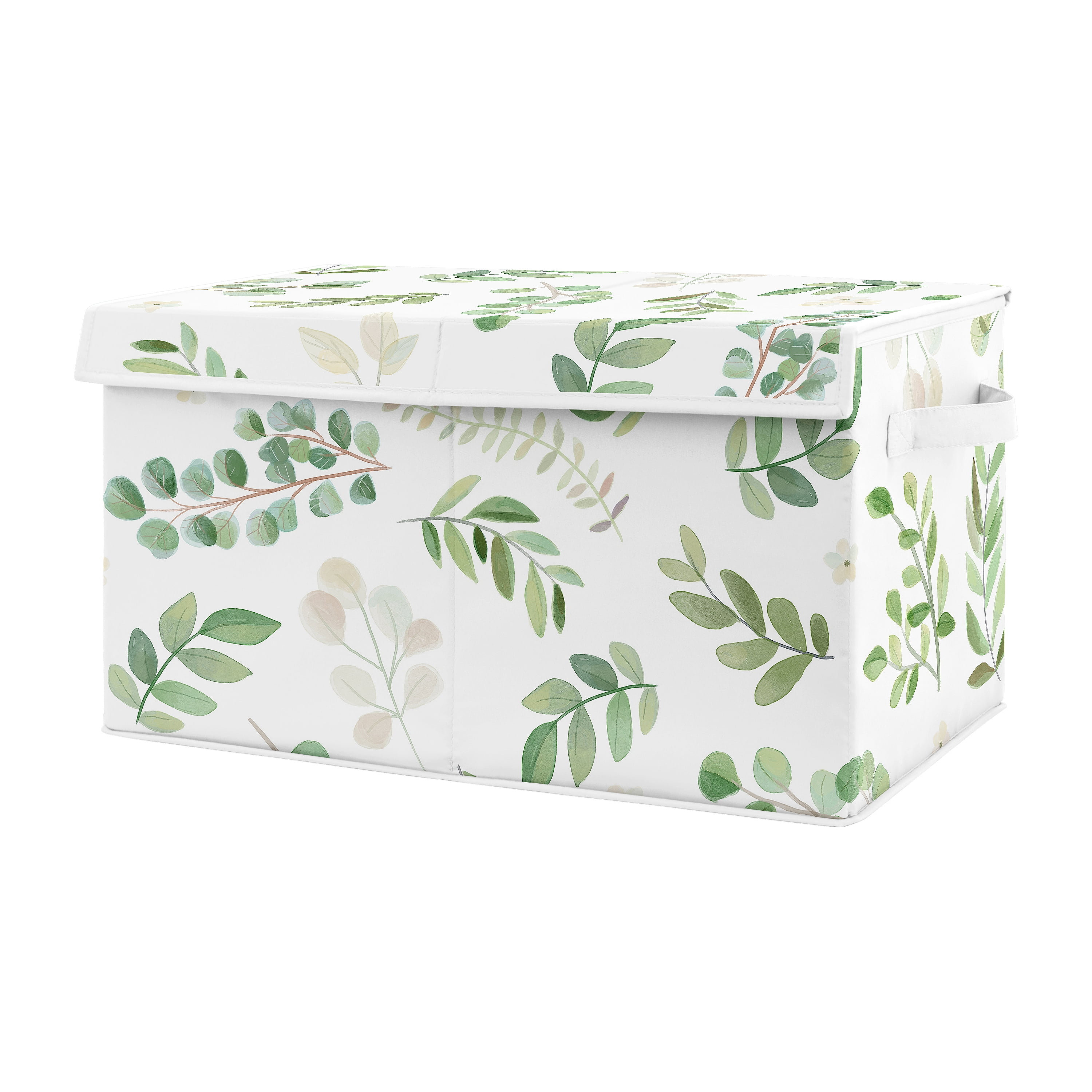 Botanical Floral Leaf Storage Fabric Toy Box by Sweet Jojo Designs