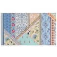 thumbnail image 1 of Botanical Floral Patchwork Non-Slip Entryway Door Mat,Boho Indoor Decor Durable Low Plush Door Mat,Washable Welcome Rug for Patio Hallway Home Decor 17x30 Inches, 1 of 7