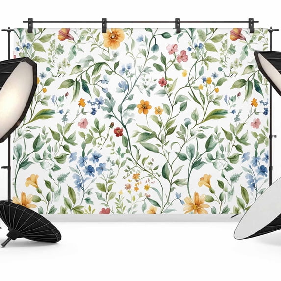 Botanical Backdrop Botanical Flower Backdrop for Photoshoot,Photography Photo Studio ...