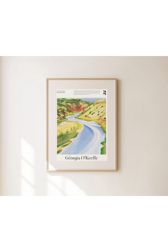 Botanical Flower Chama River Nature Wall Decor Unframed Paper Print