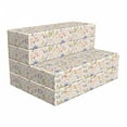 thumbnail image 1 of Botanical Foldable Mattress, Soft Berry Spring Growth, 74.8" x 35.4", Eggshell and Multicolor, by Ambesonne, 1 of 6