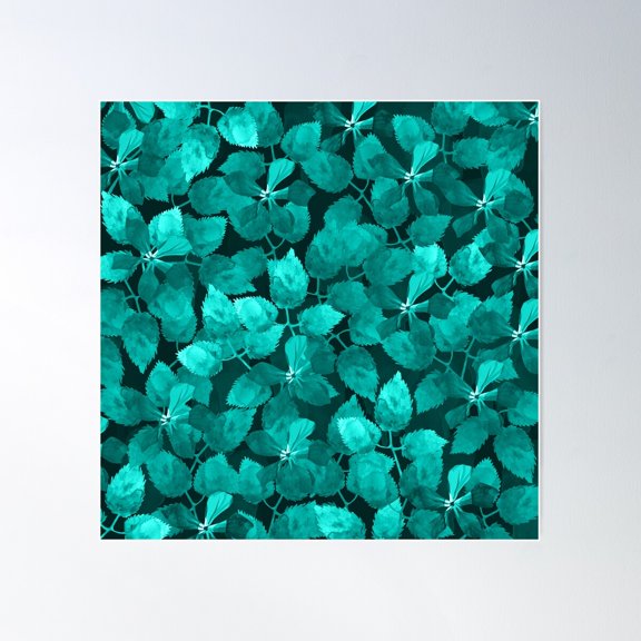 Botanical Garden B Poster Wall Art, Modern Wall Decor For Living Room Bedroom, 24x24 UNFRAMED