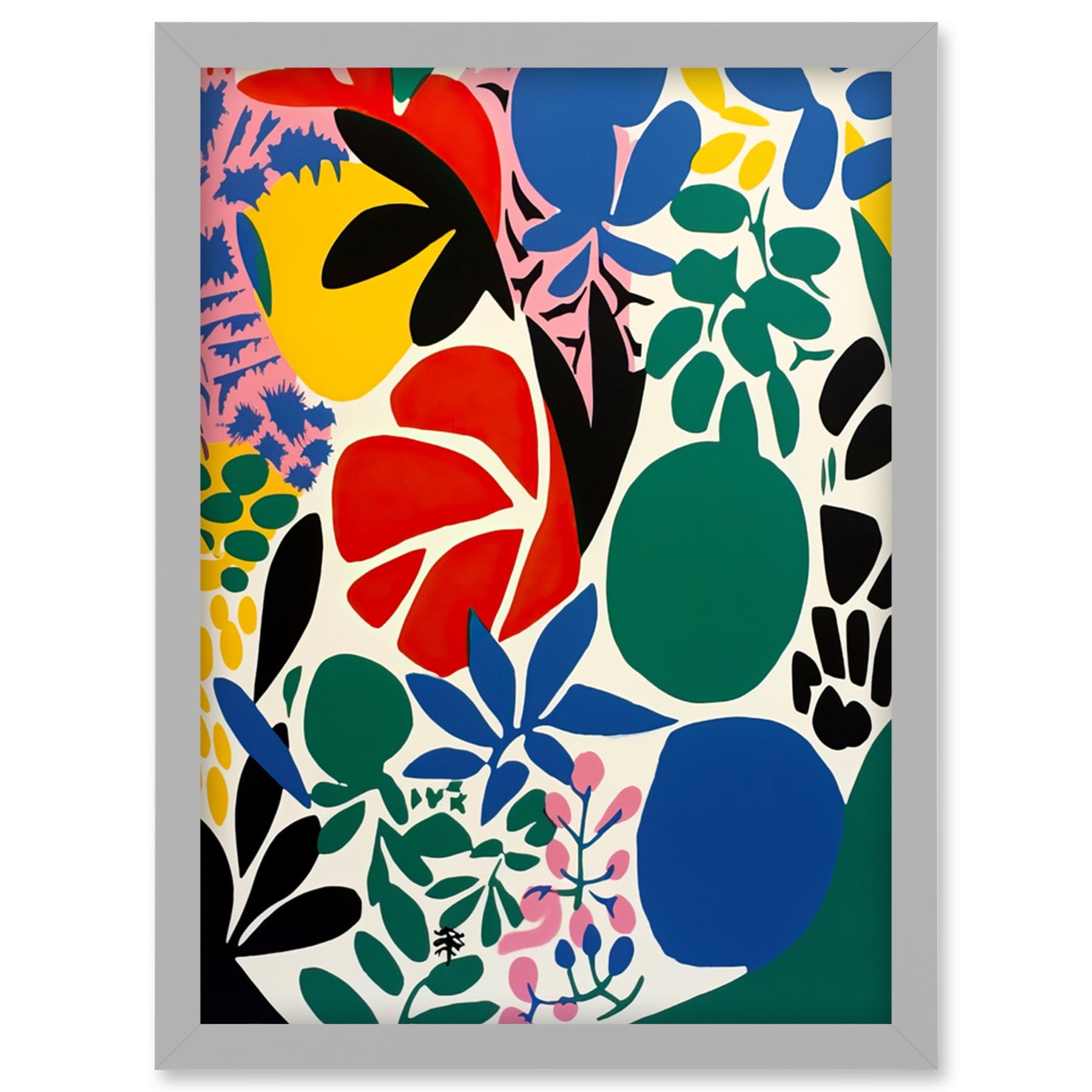 BIG CANVAS ART PAINTING WITH KIDS INSPIRED BY MATISSE