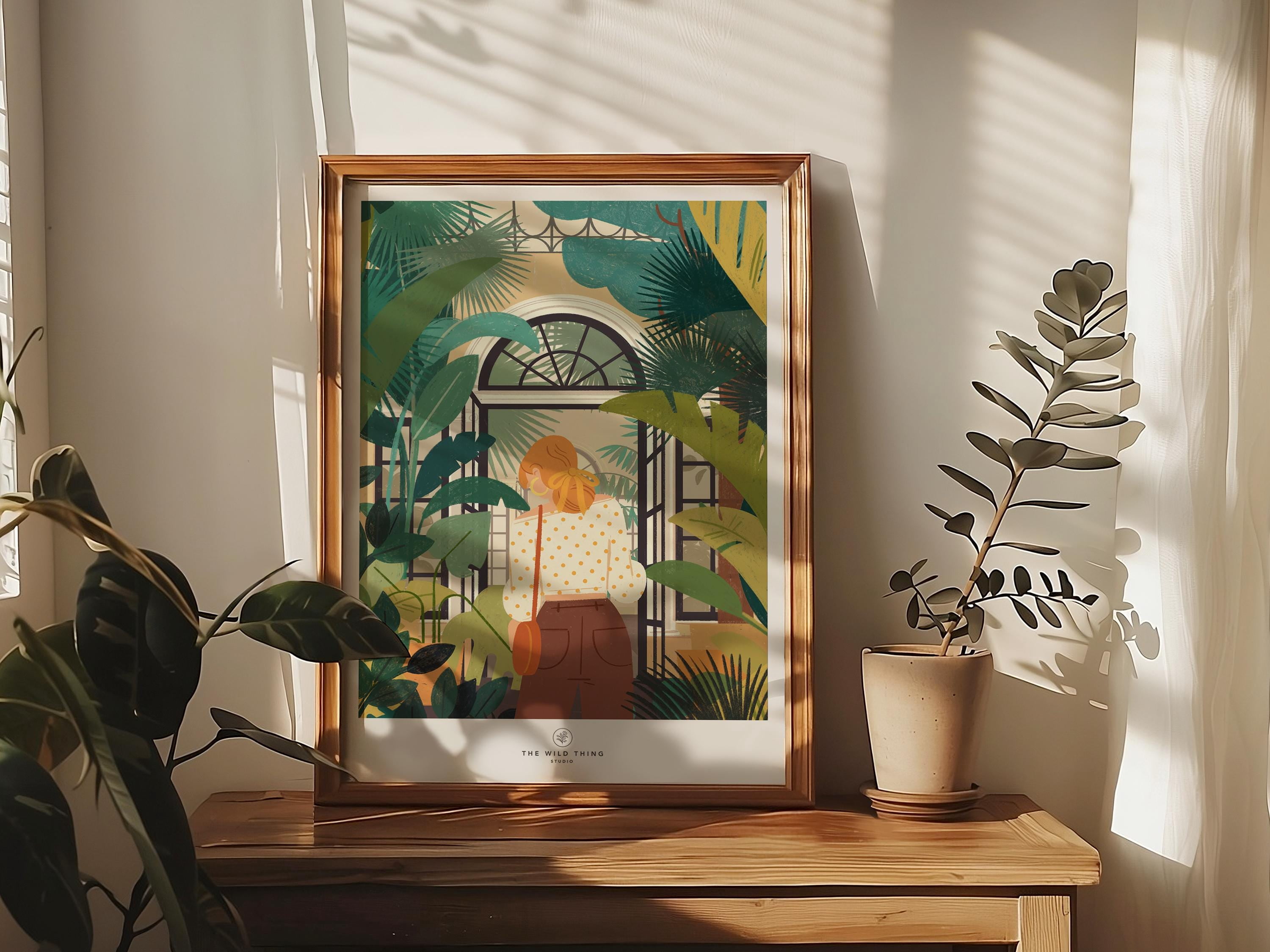 Botanical Garden Nature Poster Plant Lover Wall Art Poster Botanical ...