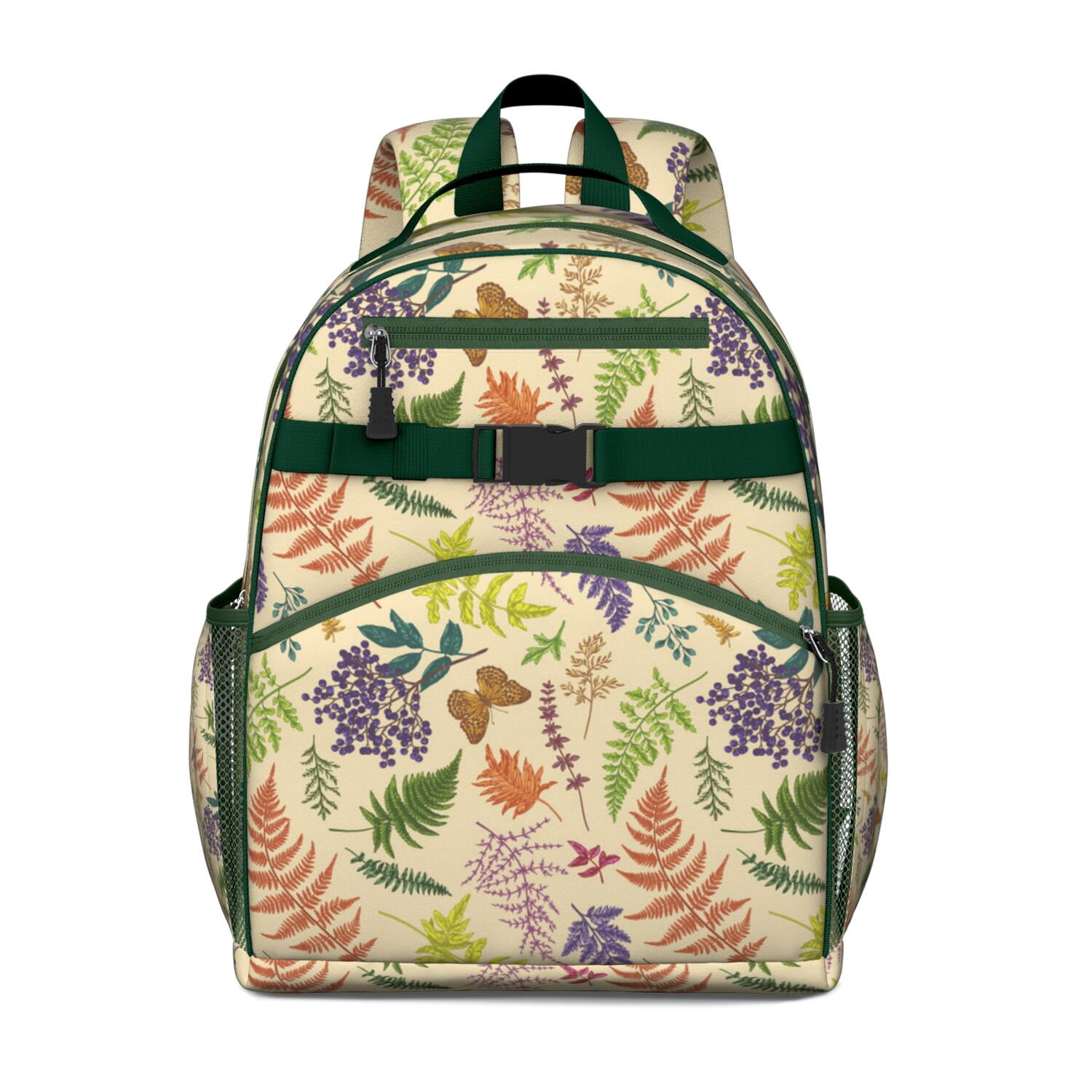 Botanical Garden Print Backpack for Student Spacious  display picture 1