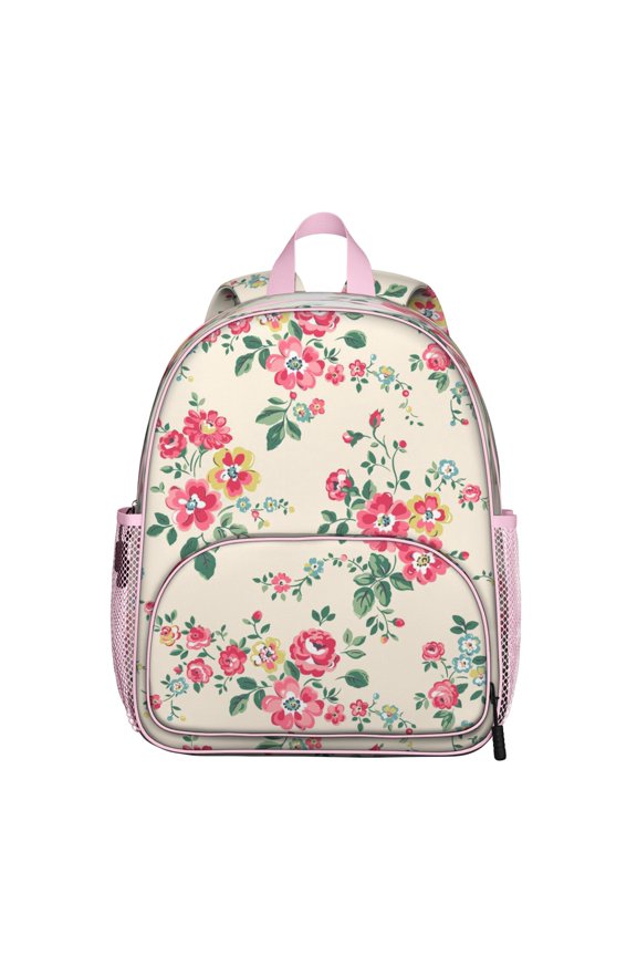 Botanical Garden Print School Backpack - Ergonomic & Adjustable for Students